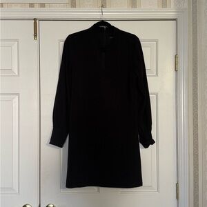Banana Republic Black Long Sleeve Dress
